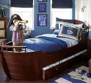 Wooden Childrens Pirate Ship Beds Kids, Pirate Bunk Bed