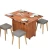 Import Wooden Folding Small Dining Table Retractable Dining Table Set from China