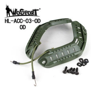 WoSporT Tactical Helmet Guide rail Fast Helmet Accessories Helmet Mount Rail for Airsoft Paintball Sports