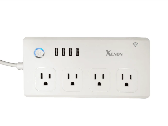 Xenon Zigbee button surge protector control home automation touch screen Row plug intelligent row plug stripe switch