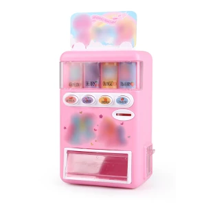 Xiaoboxing China factory price plastic kids play house set pretend vending machine toys for sale