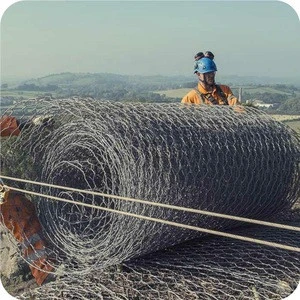 YESON road mesh gabion 4mm wire mesh hexagonal gabion wire mesh price