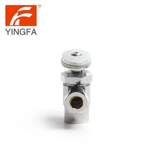 YINGFA 22105 brass sanitary right angle needle boiler drain valve