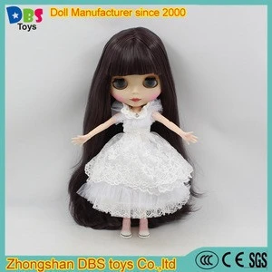 (YW-AC60209) DBS toys boneka accessories white swan lace doll dress