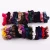 Import Z1449  Wholesale Women daily hair Ties Scrunchie soft Scrunchies chiffon girl  Hair Accessories velvet elastic Hair Scrunchies from China