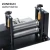 Import ZONESUN Manual Leather Belt Rolling Machine Shoulder Strap Leather Laminating Folding Machine Edge Sealing Machine from China