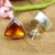 Import Dark Citrine 925 Silver Stud Earrings from India