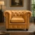 Import Premium Genuine Leather Chesterfield Sofa | Vintage Rolled Arm Button Tufted Leather Sofa Manufacturer from India