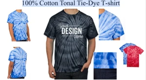 100% Cotton Tonal Tie‑Dye T‑shirt