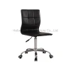 PU Leather Dining Chair with Swivel Wheel