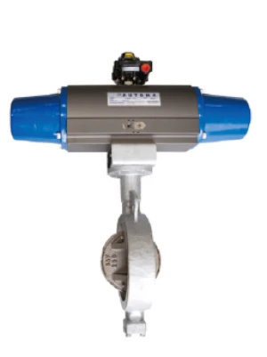 Pneumatic Actuator with Butterfly Valve
