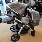 Cross Wave Pushchair Stroller Sable Gray Store Display