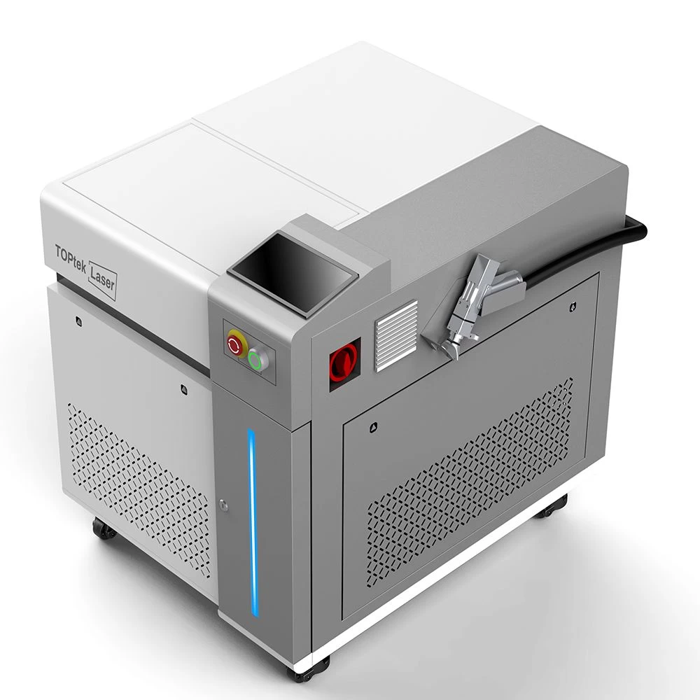 Buy Toptek Fiber Laser Cleaning Portable Laser Cleaning Machine from Shandong TOPTEK Im&Ex Co