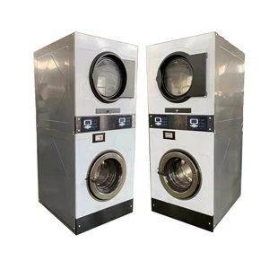 10kg coin or card operated laundromat washer and dryer
