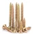 Import High quality good hardness POZI drive yellow zinc MDF chipboard screws from China