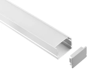 30*20mm Surface Mounted LED Aluminum Profile Anodized For Housing Lighting