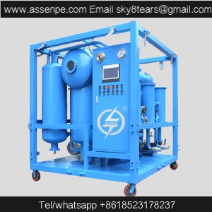 Assen High Vacuum Transformer Oil Regeneration System