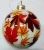 Import glass Christmas ball glass Christmas baubles hand painted ball from China