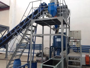 Automated lines for polystyrene concrete production