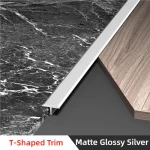 T‑Shape Edge Protection Moulding for Wall Panels & Tiles – Aluminium Alloy, Long‑Lasting & Stylish Matte Gemstone Blue