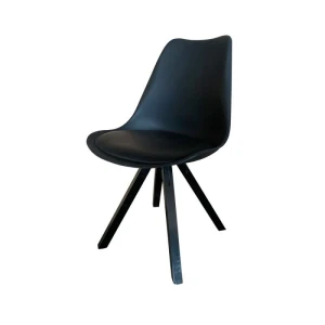Multi-Colored Plastic Iron Leg Dining Chair DC-P03D