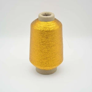 MX type metallic yarn Golden Color
