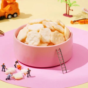 alal Flower shape Juice Rice Cracker with High Quality raw materials and Pure Juice