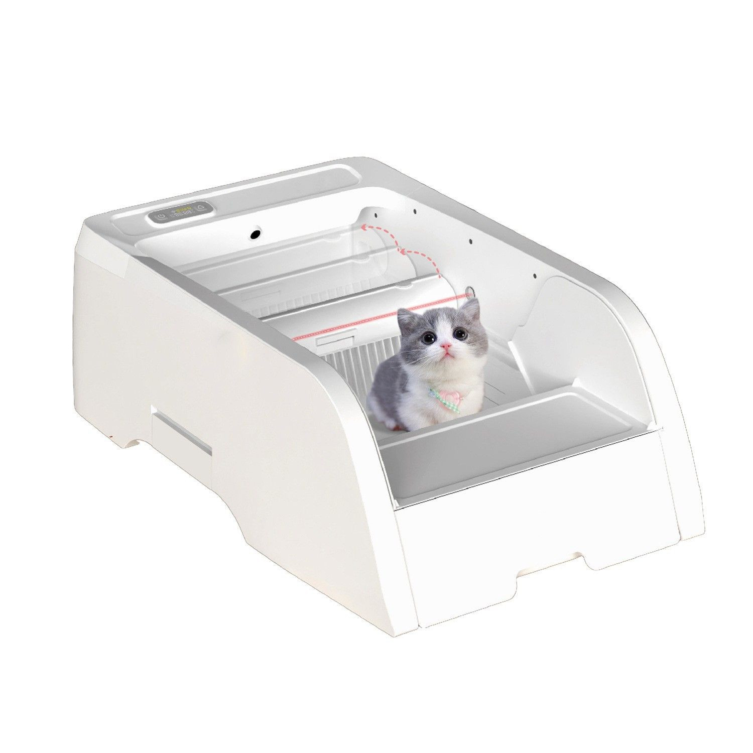 Buy Self-cleaning Cat Litter Box Automatic from Taicang Yibang ...