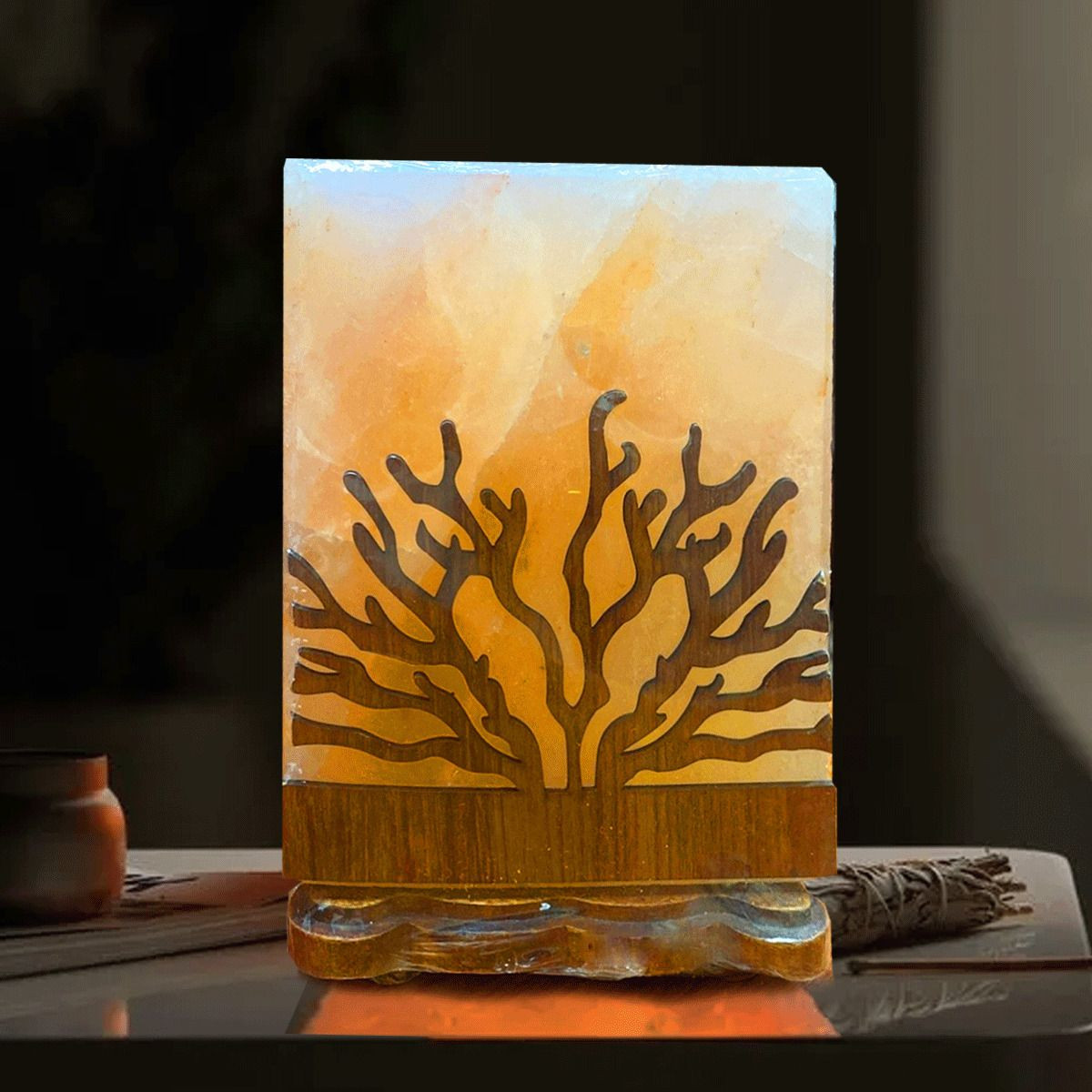 NatureBoost Himalayan Pink Salt Lamp Bowl With Natural Salt Chunks, Dimmer Switch & 2 Bulbs – Unique Home Decor Gift, Glowing Ambiance For Relaxation