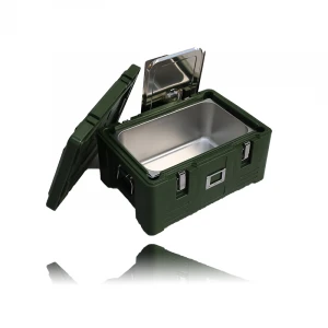 35L outdoor food incubator rotomold transportation picnic box plastic cooler box