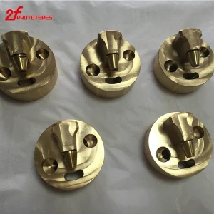 Custom CNC Metal Parts, Brass, Stainless Steel, Prototypes with 5-Axis Machining Service