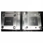 Auto car dashboard middle button accessory plastic injection mold
