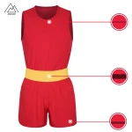 OEM Boxing Martial Arts Professional Custom Sanda Uniform Sports Training Customized Printing