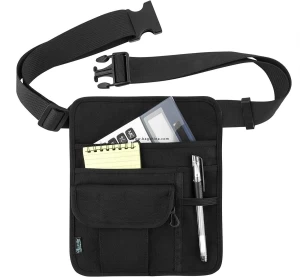 Restaurant Apron Bag with Adjustable Belt Pencil Holder and Check Holder