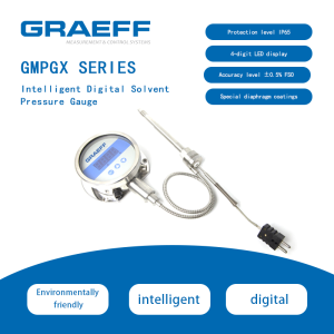 GRAEFF GMPGX  series  intelligent digital solvent pressure gauge