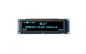 Shenzhen 8-bit Parallel SPI Interface Blue Color SSD1322 3 Inch Display Module 3.12 OLED