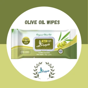 Purpia Olive Oil Wet Wipes