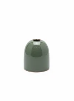 Emerald Green Ceramic Tea Waste Jar