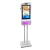 Import JCVision 21.5inch Automatic Hand Sanitizer Dispenser Display Facial Recognition and Temperature Measurement from China