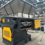 Single shaft shredder machine plastic lumps shredder