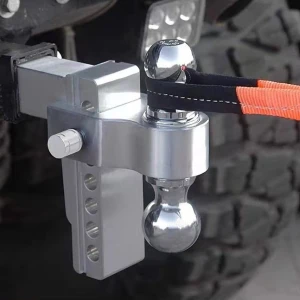 Off-road hardware factory direct export quality aluminum alloy 2.5 inch trailer arm porous high strength double ball