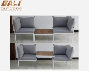 Functional 3 piece Sofa Set with aluminum frame