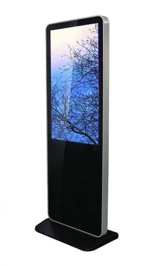 Video advertising self service kiosk floor standing ad display digital signage