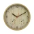 Import 10 inch wooden color clock  home decor and gift Temperature and humidity plastic wall clock from China