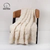 100% polyester faux sherpa fox fur blankets Artificial wool blanket