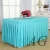 Import 100% Polyester Pleated Cheap Restaurant Wedding Banquet Cake Table Skirt from China