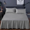 100% Polyester Ruffled Decorative Bed Skirt