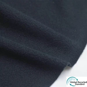 100%polyester R-PET recycled polar fleece fabric
