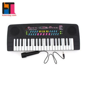 10285041 Music Instrument Toys 37 Key Electronic Kids Piano With Microphone
