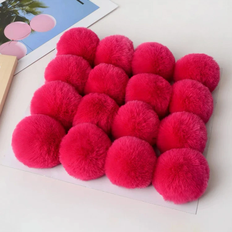 10cm Professional Manufacturer pompom faux fur ball fur fake fur pom poms